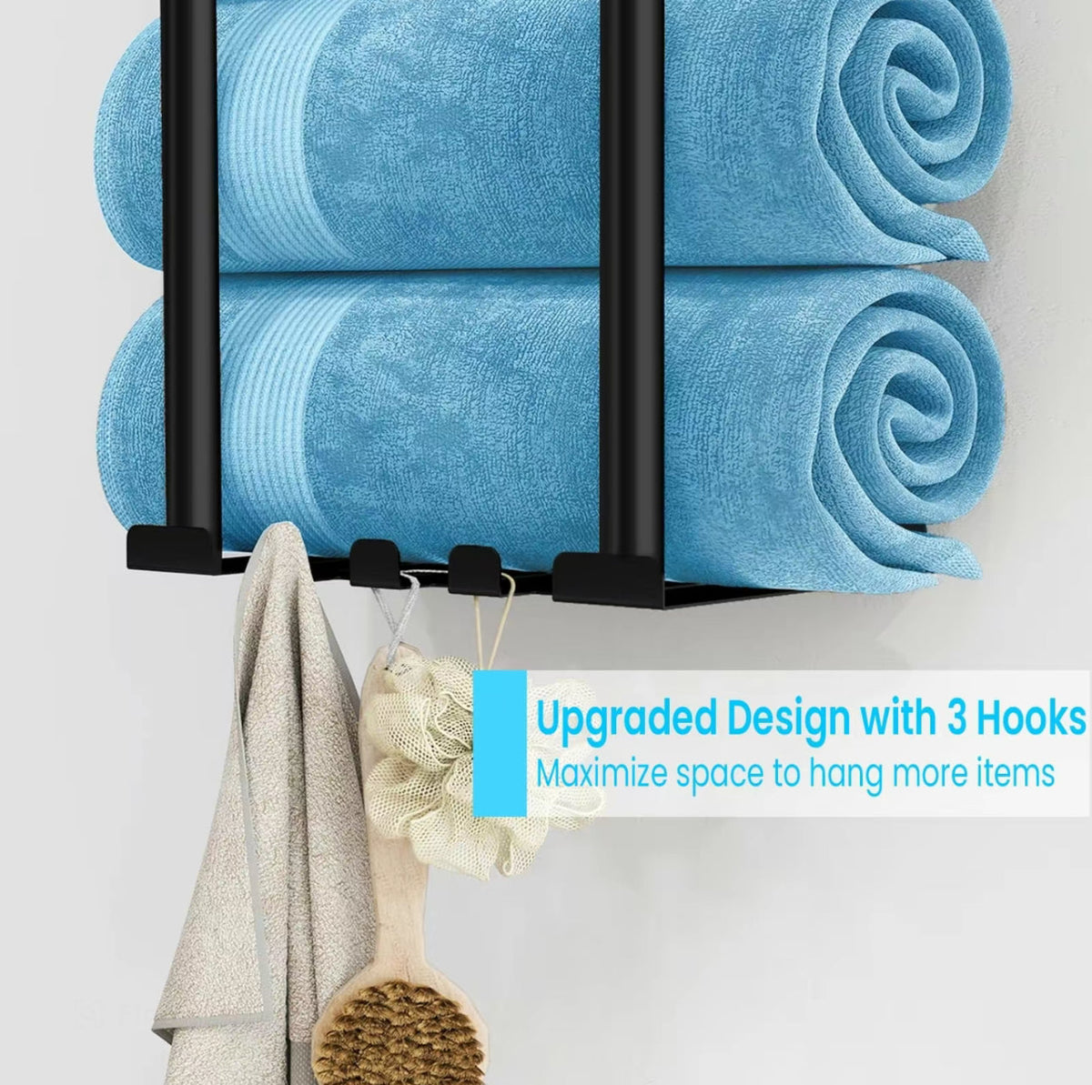 TowelNest Wall Rack