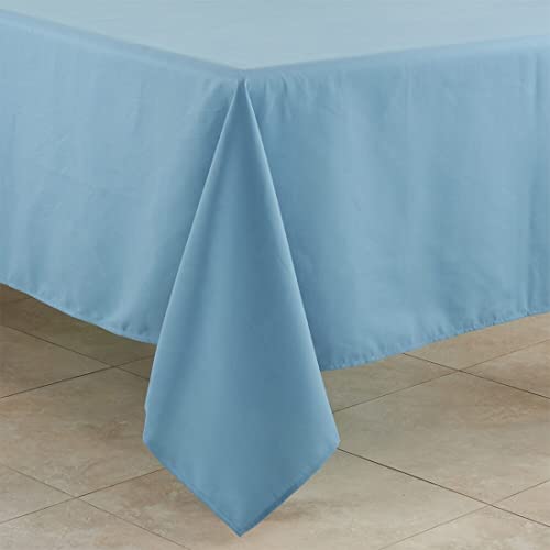 Fennco Styles Classic Everyday Design Solid Color Tablecloth - Table Cover for Home Décor, Baquets, Family Gathering and Special Occasion