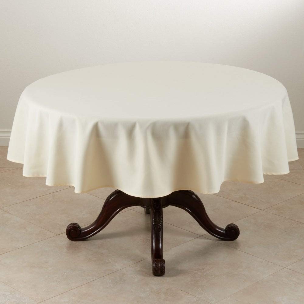 Fennco Styles Classic Everyday Design Solid Color Tablecloth - Table Cover for Home Décor, Baquets, Family Gathering and Special Occasion