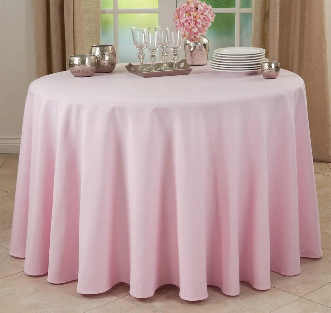Fennco Styles Classic Everyday Design Solid Color Tablecloth - Table Cover for Home Décor, Baquets, Family Gathering and Special Occasion