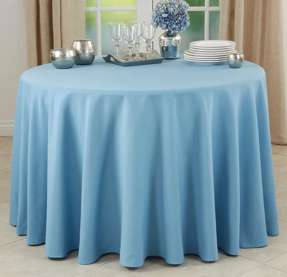 Fennco Styles Classic Everyday Design Solid Color Tablecloth - Table Cover for Home Décor, Baquets, Family Gathering and Special Occasion