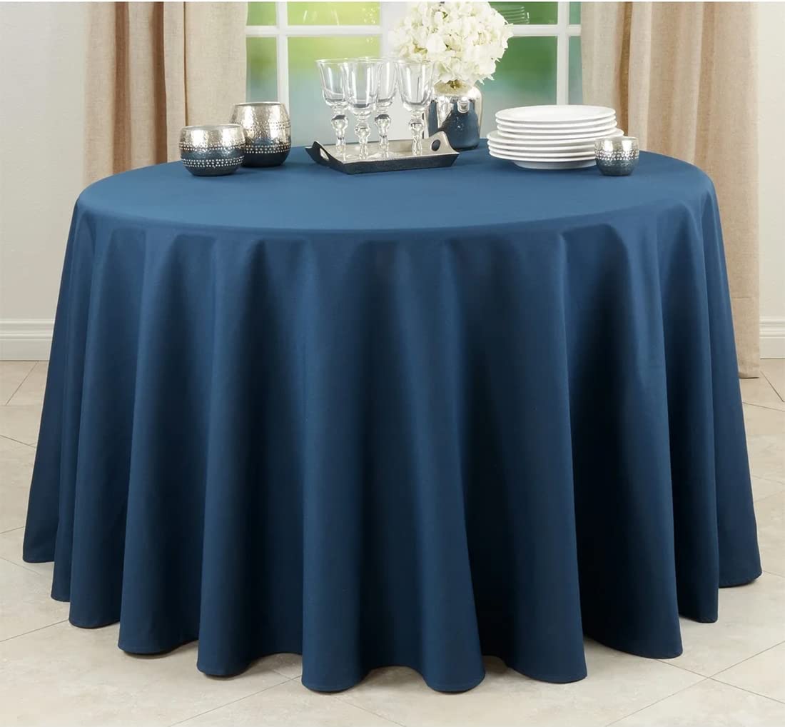 Fennco Styles Classic Everyday Design Solid Color Tablecloth - Table Cover for Home Décor, Baquets, Family Gathering and Special Occasion