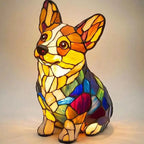 Animal resin LED night light lamp