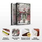 Vintage Christmas Carolers Wall Art II