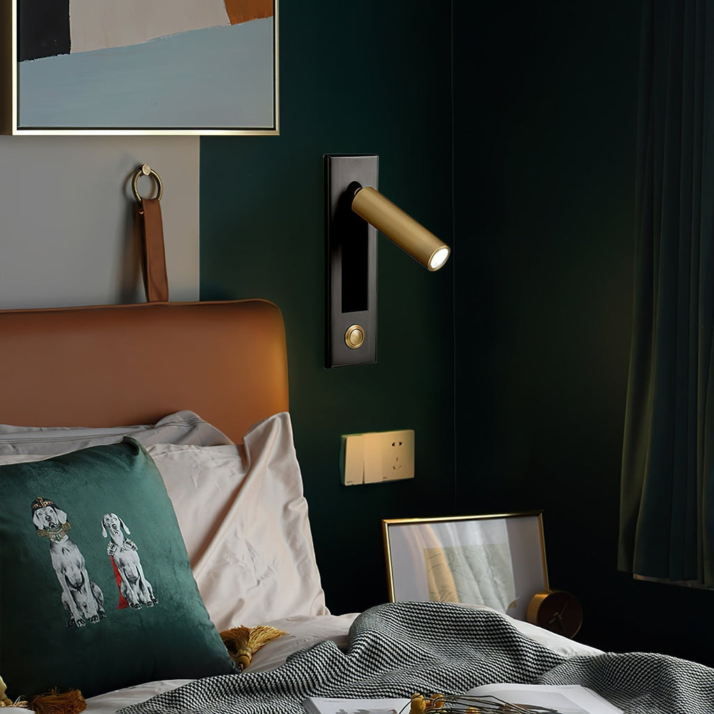 Embedded LED Wall Sconce Bedside Reading Light Modern Wall Lamp