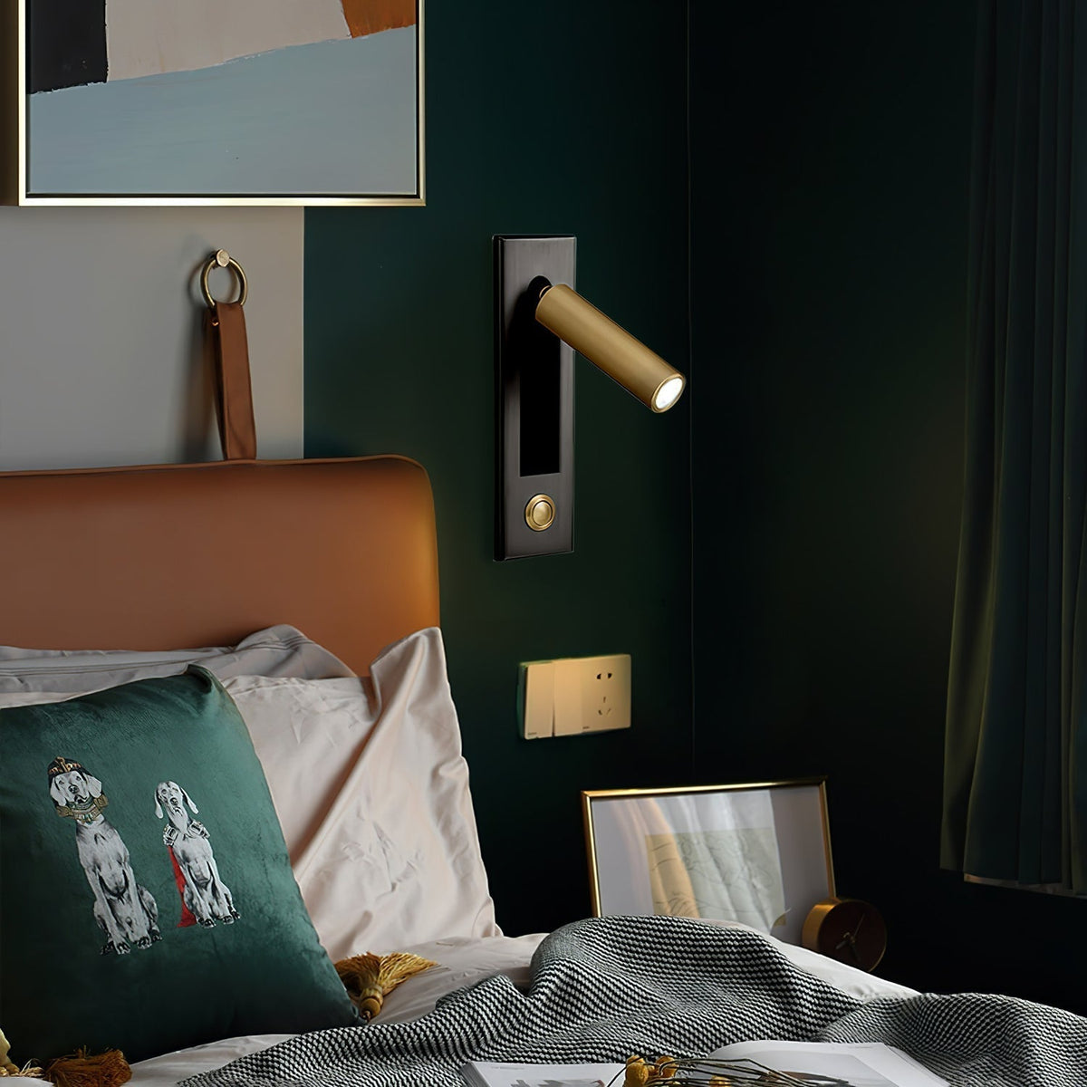 Embedded LED Wall Sconce Bedside Reading Light Modern Wall Lamp