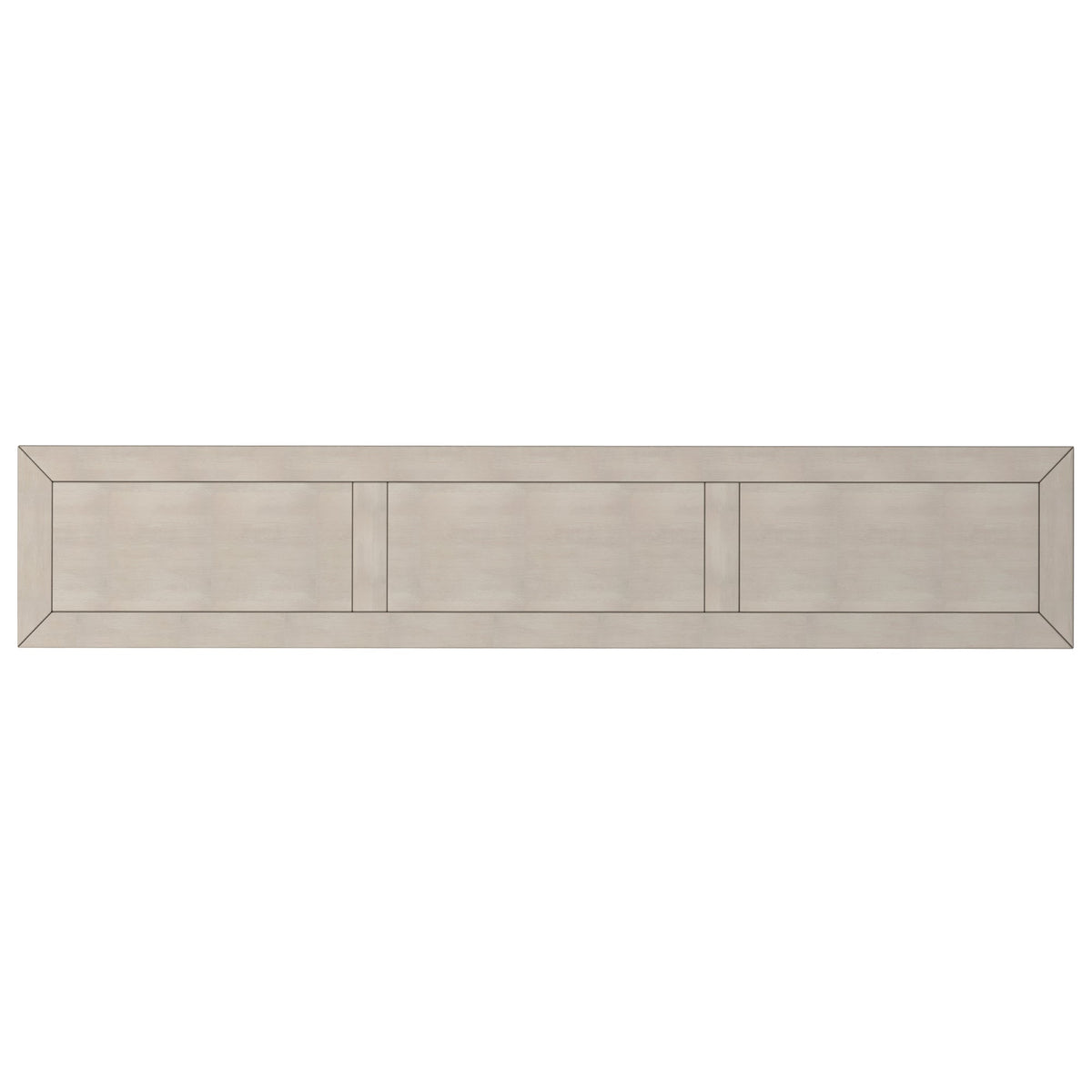 TREXM Rustic Entryway Console Table60" Long Sofa Table with two Different Size Drawers and Bottom Shelf for Storage (Gray Wash)