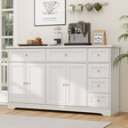 59" Buffet Sideboard with 6 Drawers and 2 Cabinets