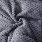 Kasentex Reversible All-Season Plush Comforter Set Twin/Queen/King - Warm Plush Bedding for Winter