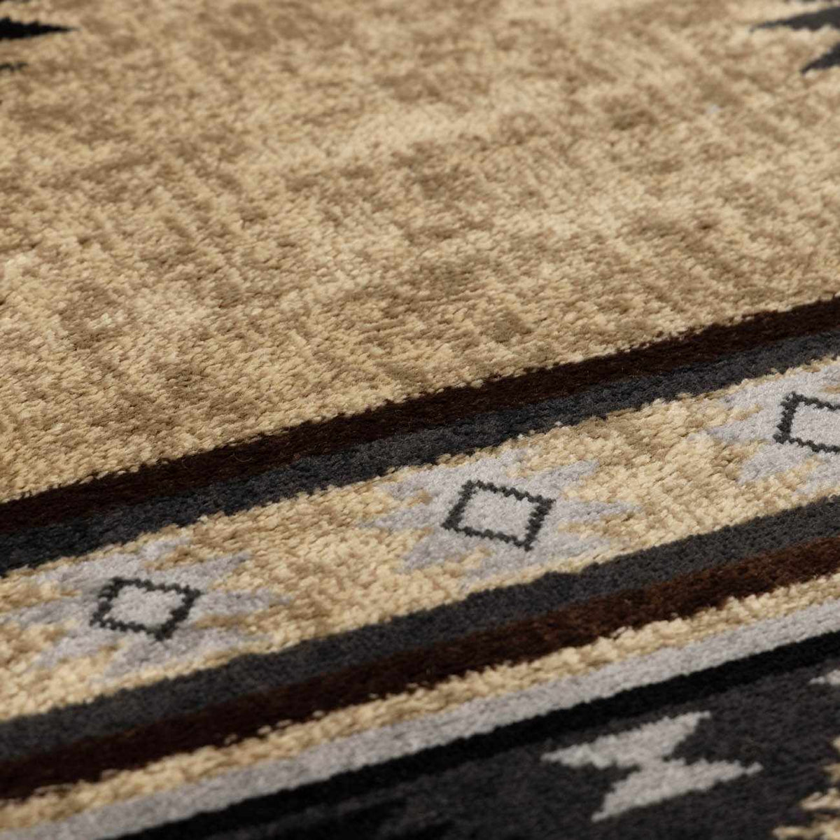 Buckhaven Brown Aztec Carpet
