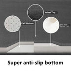 3D Non-Slip Bathroom Mat – Absorbent Cobblestone Embossed Bath & Door Floor Mat, Machine Washable & Quick Drying