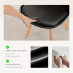 Modern Dining Chair Home Chair Minimalist Nordic Backrest Chair Dinning Table Chair Accent Chair for Living Room