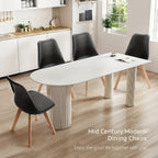 Modern Dining Chair Home Chair Minimalist Nordic Backrest Chair Dinning Table Chair Accent Chair for Living Room