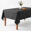 Times Table Jacquard Tablecloth – Charcoal