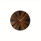 Wall Clock - Artistic Wooden Round