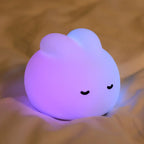 Bunny Silicone Night Light – Soft LED Lamp for Kids Room, Nursery or Gifts