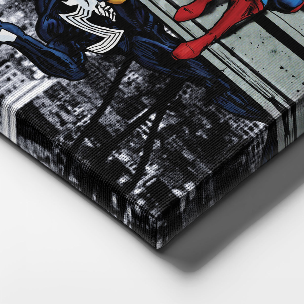 Superheroes Skyscraper Canvas – Marvel & DC Wall Art for Kids