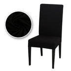Dining Chair Covers Stretch Chair Covers Parsons Chair Slipcover Removable Anti Dirty Seat Chair Cover Spandex Kitchen Cover for Banquet Wedding Dinner Restaurant house