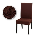 Dining Chair Covers Stretch Chair Covers Parsons Chair Slipcover Removable Anti Dirty Seat Chair Cover Spandex Kitchen Cover for Banquet Wedding Dinner Restaurant house