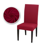 Dining Chair Covers Stretch Chair Covers Parsons Chair Slipcover Removable Anti Dirty Seat Chair Cover Spandex Kitchen Cover for Banquet Wedding Dinner Restaurant house