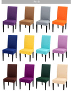 Dining Chair Covers Stretch Chair Covers Parsons Chair Slipcover Removable Anti Dirty Seat Chair Cover Spandex Kitchen Cover for Banquet Wedding Dinner Restaurant house