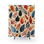 DipaliZ Fall Foliage Shower Curtain Polyester Decor
