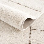 Koume Ivory & Brown Area Rug