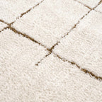 Koume Ivory & Brown Area Rug