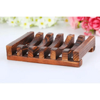 Natural Wooden Soap Dish Wood Soap Tray Holder Storage Soap Rack Plate Box Container For Bath Shower Plate Bathroom Wooden Soap Dish Soap Saver Holder Soap Tray for Bathroom Shower Rectangular Sink Drainer Hand Craft for Soap Sponges And More