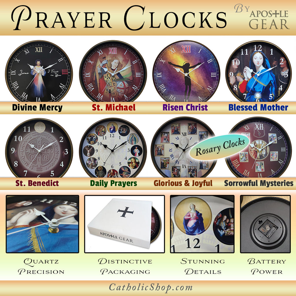 Divine Mercy Wall Clock - Buy 1 Get 1 Free