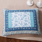 Tache cotton Floral Patchwork Blue Elegance Bedspread Coverlet Quilt Set (JHW-657)